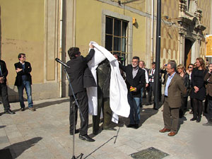 Inauguraci&oacute; escultura de Laure&agrave; Dalmau i Pla
