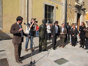 Inauguraci&oacute; escultura de Laure&agrave; Dalmau i Pla