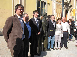 Inauguraci&oacute; escultura de Laure&agrave; Dalmau i Pla