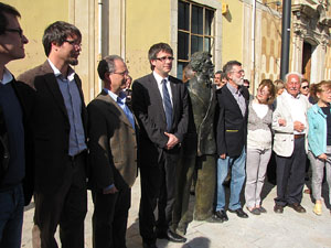 Inauguraci&oacute; escultura de Laure&agrave; Dalmau i Pla