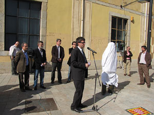 Inauguraci&oacute; escultura de Laure&agrave; Dalmau i Pla