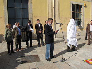 Inauguraci&oacute; escultura de Laure&agrave; Dalmau i Pla