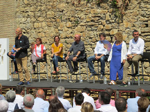 Presentaci&oacute; a Girona dels candidats de la llista Junts pel S&iacute;