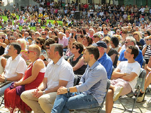 Presentaci&oacute; a Girona dels candidats de la llista Junts pel S&iacute;