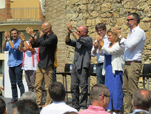 Presentaci&oacute; a Girona dels candidats de la llista Junts pel S&iacute;