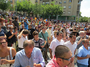 Presentaci&oacute; a Girona dels candidats de la llista Junts pel S&iacute;