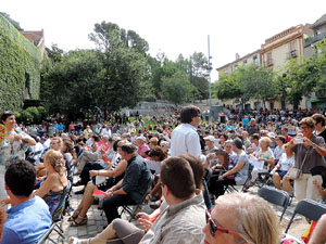Presentaci&oacute; a Girona dels candidats de la llista Junts pel S&iacute;