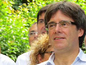 Presentaci&oacute; a Girona dels candidats de la llista Junts pel S&iacute;