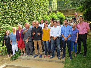 Presentaci&oacute; a Girona dels candidats de la llista Junts pel S&iacute;