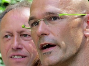 Presentaci&oacute; a Girona dels candidats de la llista Junts pel S&iacute;