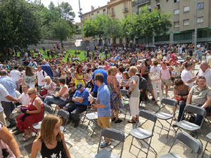 Presentaci&oacute; a Girona dels candidats de la llista Junts pel S&iacute;