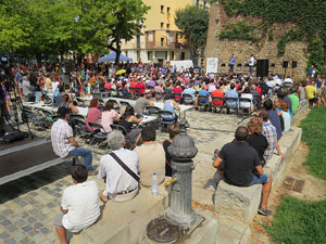 Presentaci&oacute; a Girona dels candidats de la llista Junts pel S&iacute;