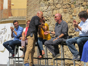 Presentaci&oacute; a Girona dels candidats de la llista Junts pel S&iacute;
