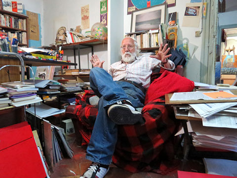 Llu&iacute;s Bosch Mart&iacute; al seu estudi