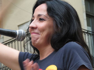 Concentraci&oacute; pel 9N a la pla&ccedil;a del Vi