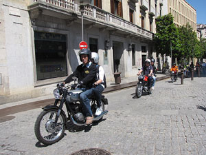 Primera concentraci&oacute; de Motos Hist&ograve;riques Ciutat de Girona