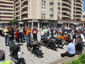Primera concentraci&oacute; de Motos Hist&ograve;riques Ciutat de Girona