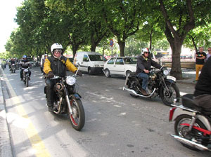 Primera concentraci&oacute; de Motos Hist&ograve;riques Ciutat de Girona