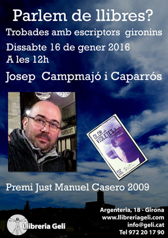 Cartell de l'esdeveniment amb Josep Campmaj&oacute;