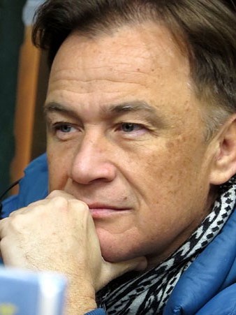 L'actor Mart&iacute; Peraferrer durant l'esdeveniment