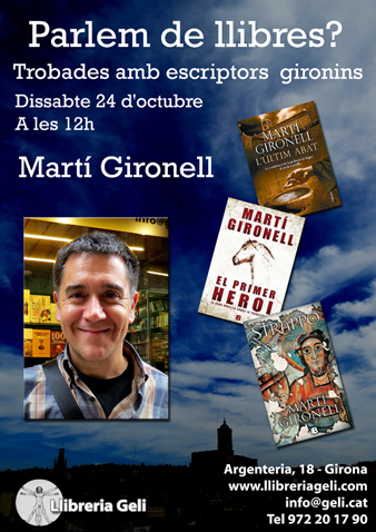 Cartell de l'esdeveniment amb Mart&iacute; Gironell