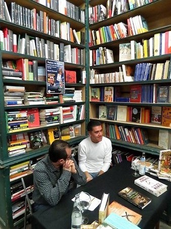 Mart&iacute; Gironell i Xavier Del&ograve;s durant l'esdeveniment