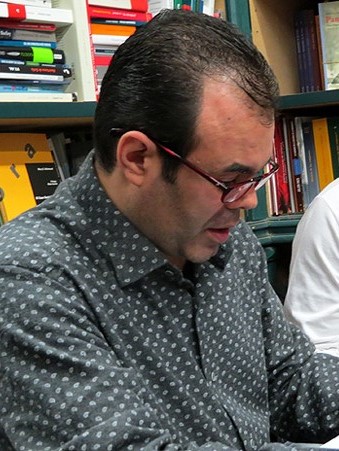 Xavier Del&ograve;s durant l'esdeveniment