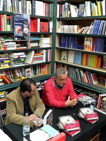 Rafel Nadal i Xavier Del&ograve;s durant l'esdeveniment