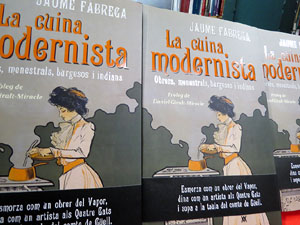 Llibreria Geli. Presentaci&oacute; de La cuina modernista, de Jaume F&agrave;brega