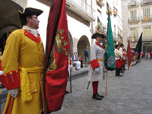 Sortida de la bas&iacute;lica de Sant Feliu