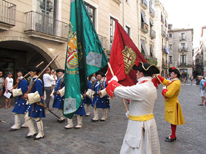 Sortida de la bas&iacute;lica de Sant Feliu