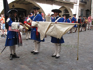 Jura de la bandera a la pla&ccedil;a del Vi
