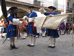 Jura de la bandera a la pla&ccedil;a del Vi