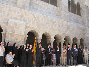 Inauguraci&oacute; de la restauraci&oacute; del claustre de Sant Daniel