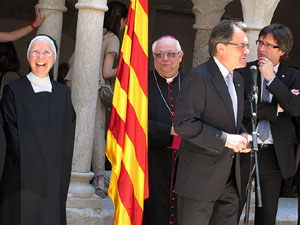 Inauguraci&oacute; de la restauraci&oacute; del claustre de Sant Daniel