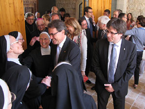 Inauguraci&oacute; de la restauraci&oacute; del claustre de Sant Daniel