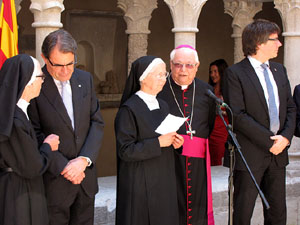 Inauguraci&oacute; de la restauraci&oacute; del claustre de Sant Daniel