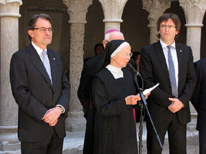 Inauguraci&oacute; de la restauraci&oacute; del claustre de Sant Daniel