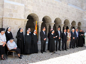 Inauguraci&oacute; de la restauraci&oacute; del claustre de Sant Daniel
