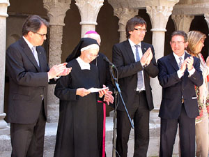 Inauguraci&oacute; de la restauraci&oacute; del claustre de Sant Daniel
