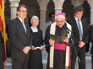 Inauguraci&oacute; de la restauraci&oacute; del claustre de Sant Daniel