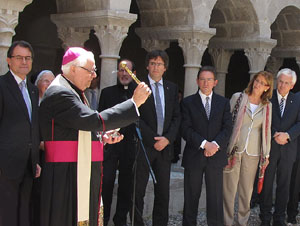 Inauguraci&oacute; de la restauraci&oacute; del claustre de Sant Daniel