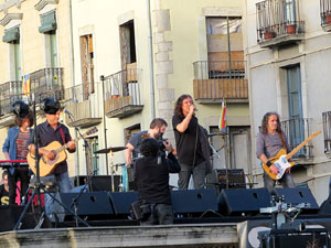 Concert de Sopa de Cabra a la Rambla de la Llibertat