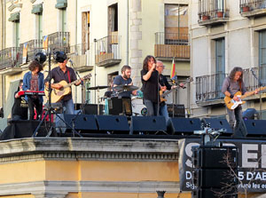 Concert de Sopa de Cabra a la Rambla de la Llibertat