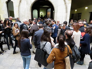 Ple de ren&uacute;ncia de Carles Puigdemont com alcalde de Girona