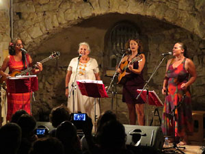 17a Jornada Europea de la Cultura Jueva. Concert de Rosa Zaragoza amb Rus&oacute; Sala, Gabriela Ahumada i Tamara Prezek