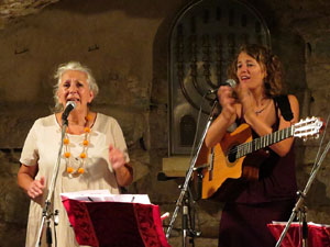 17a Jornada Europea de la Cultura Jueva. Concert de Rosa Zaragoza amb Rus&oacute; Sala, Gabriela Ahumada i Tamara Prezek