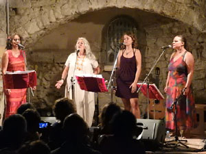 17a Jornada Europea de la Cultura Jueva. Concert de Rosa Zaragoza amb Rus&oacute; Sala, Gabriela Ahumada i Tamara Prezek