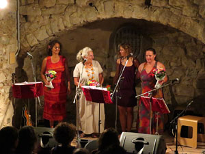 17a Jornada Europea de la Cultura Jueva. Concert de Rosa Zaragoza amb Rus&oacute; Sala, Gabriela Ahumada i Tamara Prezek