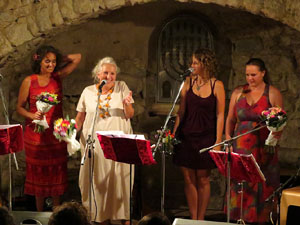 17a Jornada Europea de la Cultura Jueva. Concert de Rosa Zaragoza amb Rus&oacute; Sala, Gabriela Ahumada i Tamara Prezek
